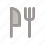 cutlery, fork, kitchen, knife 