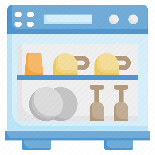 Dishwasher, household, electronics, machine icon - Download on Iconfinder