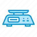 appliance, food, kitchen, scales
