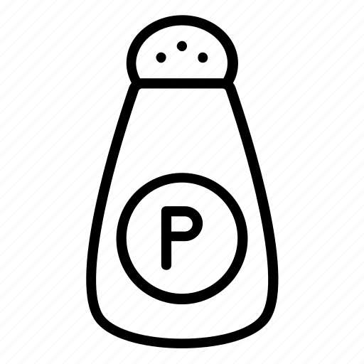 Black pepper, ingredient, kitchen equipment, pepper, spice, table item icon - Download on Iconfinder