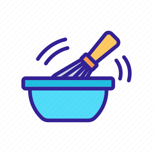 Bowl, device, domestic, kitchen, mixer, professional, whisk icon - Download on Iconfinder