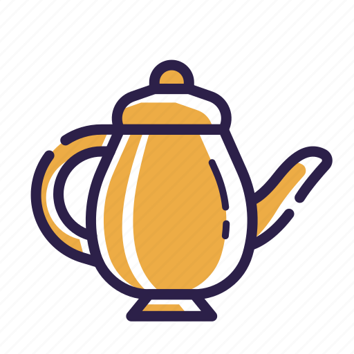 Coffee, cooking, drink, kitchen, set, tea, teapot icon - Download on Iconfinder