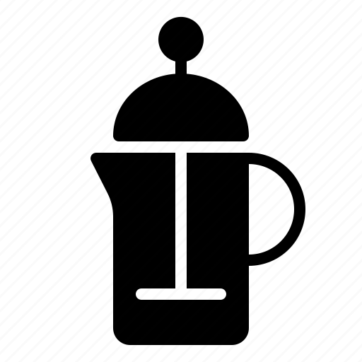 Coffee, drink, french press, kitchen icon - Download on Iconfinder