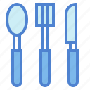 cutlery, fork, knife, spoon