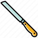 blade, bread knife, cutter, sharp object, utensils