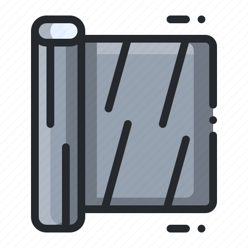 Aluminum, foil, kitchen, material, utensil icon - Download on Iconfinder