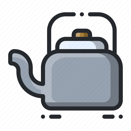 Kettle, kitchen, metal, pot, utensil icon - Download on Iconfinder