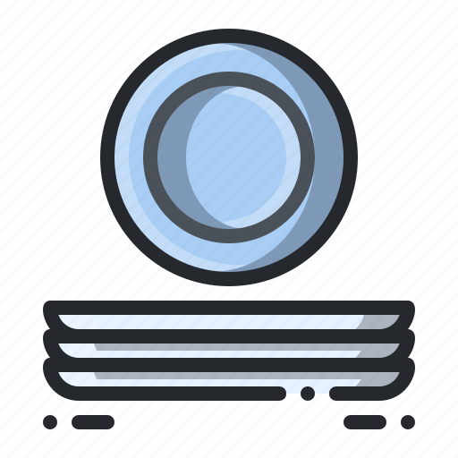 Dish, dishes, kitchen, plate, utensil icon - Download on Iconfinder