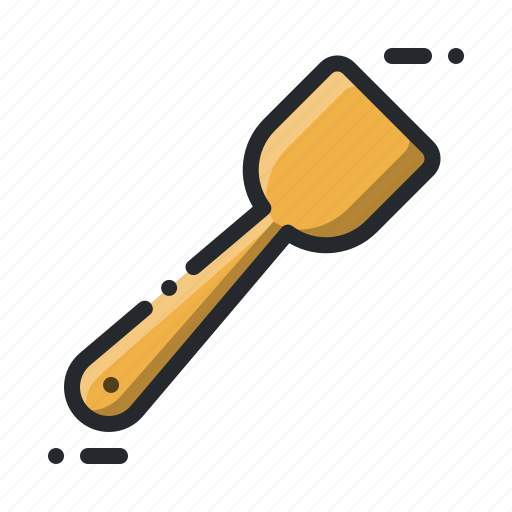 Kitchen, spatula, spoon, utensil, wooden icon - Download on Iconfinder