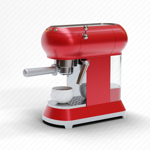 Coffee, machine, kitchen, electronic, tool, object, utensil 3D illustration - Download on Iconfinder