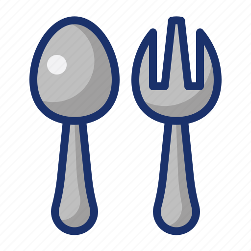 Cooking, food, fork, kitchen, spoon icon - Download on Iconfinder