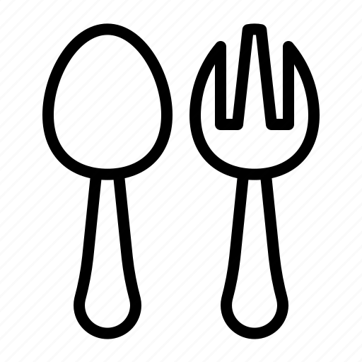 Cooking, food, fork, kitchen, spoon icon - Download on Iconfinder