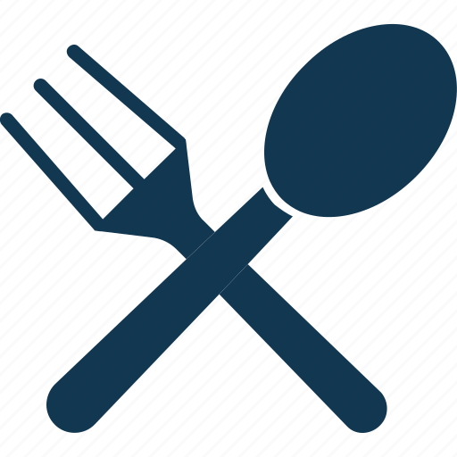 Cutlery, eating utensil, fork, spoon, utensils icon