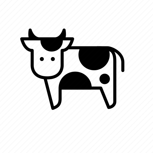 Cow Icon Download On Iconfinder On Iconfinder