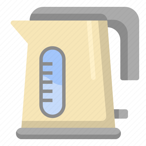 Electric, hot, kettle, kitchen, water icon - Download on Iconfinder