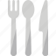 cutlery, knife, spoon, utensil, dining 