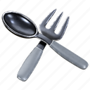 dine, silverware, restaurant, serving, fork, spoon, tableware 