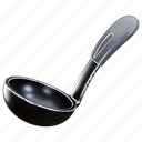 prepare, scoop, spoon, soup, ladle, stir, dipper 