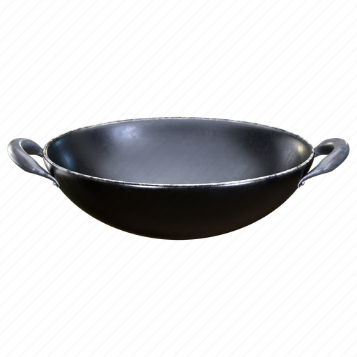 Heat, restaurant, pan, kitchenware, saucepan, wok, frying 3D illustration - Download on Iconfinder