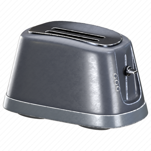 Machine, toast, sandwich, technology, modern, bread, toaster 3D illustration - Download on Iconfinder