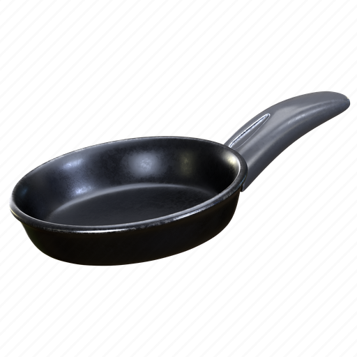 Preparation, heat, kitchen, pan, cookware, frying, saucepan 3D illustration - Download on Iconfinder