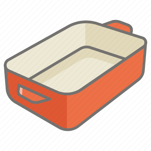 Baking, casserole, cook, cooking, cookware, dish, tray icon - Download on Iconfinder