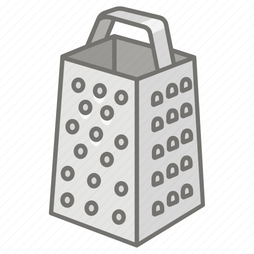 Box, cheese, grater, kitchen, shredder, utensil icon - Download on Iconfinder