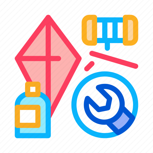 Air, hand, homemade, kite, tool, toy, wind icon - Download on Iconfinder