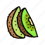 kiwi, food, fruit, green, fresh, slice 
