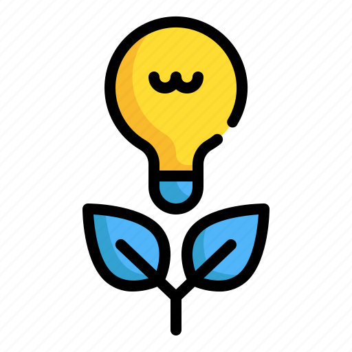 Bulb, knowledge, plant, idea, light, education icon - Download on Iconfinder