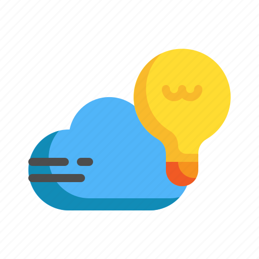 Cloud, bulb, idea, knowledge, storage, database icon - Download on Iconfinder