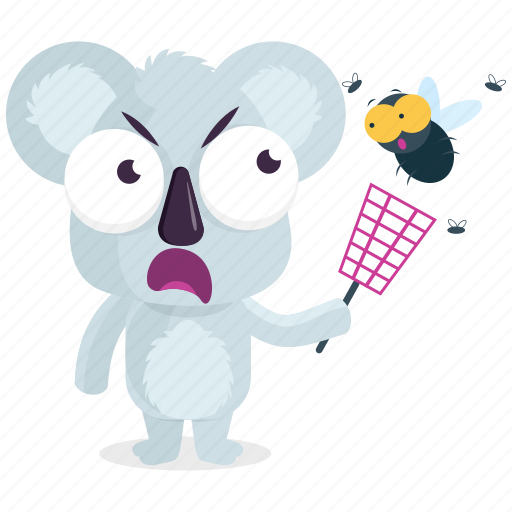 Emoji, emoticon, insect, kill, koala, smiley, sticker icon - Download on Iconfinder