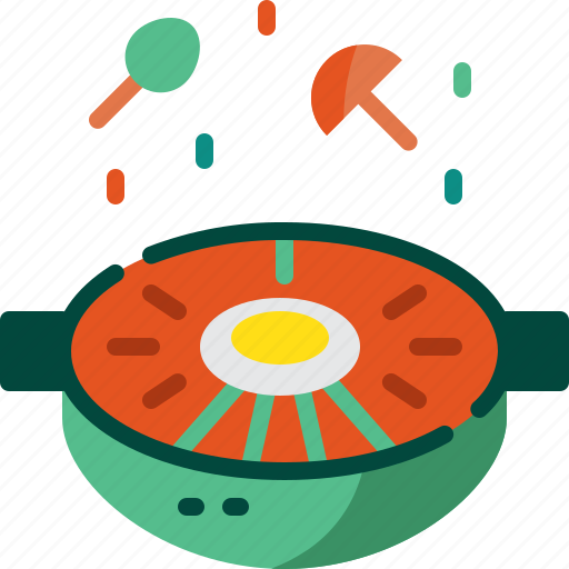 Bibimbap, cooking, food, healthy, korea, restaurant, vegetable icon - Download on Iconfinder