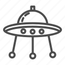 spaceship, ufo, stand, window, plate, transport, alien