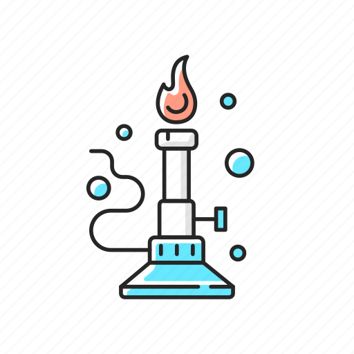 Lab equipment, burner, flame, bunsen, research icon - Download on Iconfinder