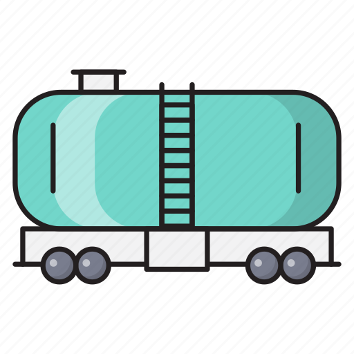 Fuel, oil, petrol, railroad, tank icon - Download on Iconfinder