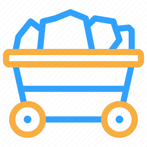 Mining, cart, mine, industry, trolley icon - Download on Iconfinder