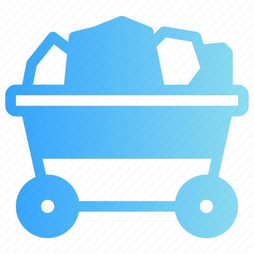 Mining, cart, mine, industry, trolley icon - Download on Iconfinder