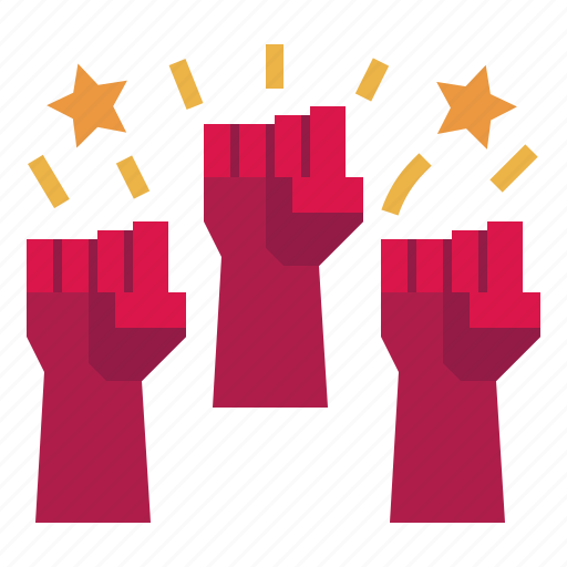Labor, day, protest, raise, hand, fist, gestures icon - Download on Iconfinder