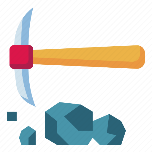 Pickaxe, mining, mine, miner, construction, tools, repair icon - Download on Iconfinder