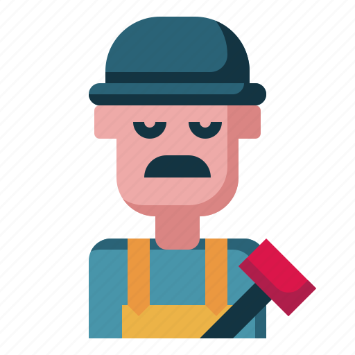 Worker, professions, jobs, man, job, person, avatar icon - Download on Iconfinder