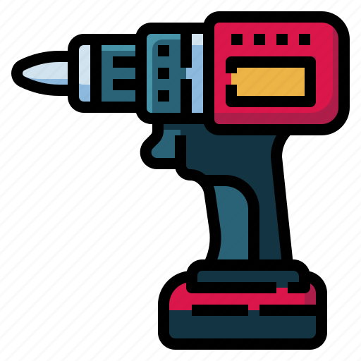 Hand, drill, construction, tools, driller, electronic, building icon - Download on Iconfinder