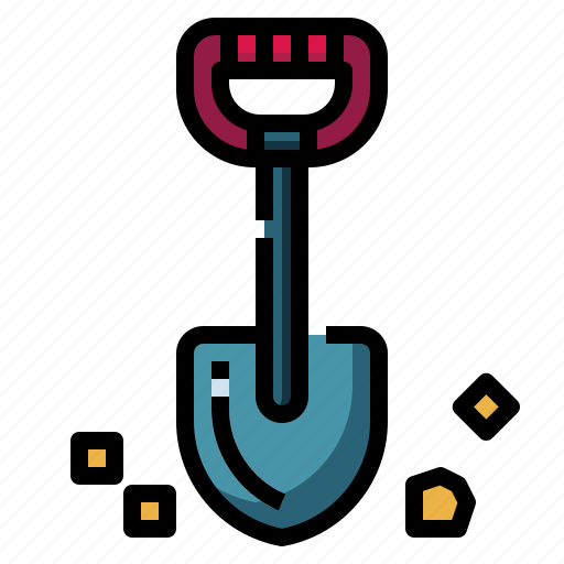 Shovel, construction, tools, home, repair, gardening, building icon - Download on Iconfinder