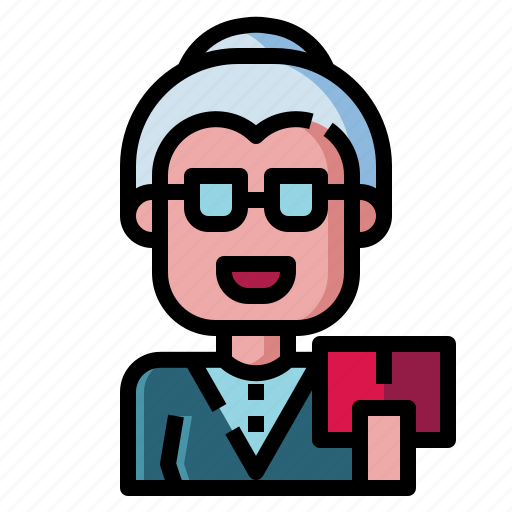 Teacher, professions, jobs, occupation, job, women, education icon - Download on Iconfinder