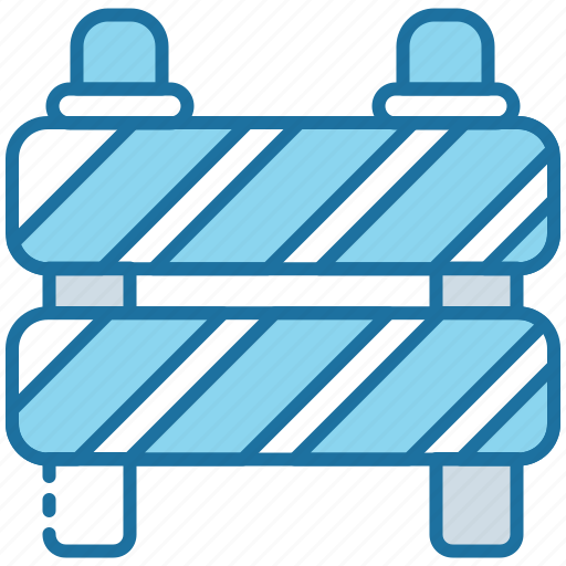 Road block, barrier, road barrier, block, barricade, construction barrier, stop icon - Download on Iconfinder