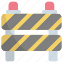road block, barrier, road barrier, block, barricade, construction barrier, stop 
