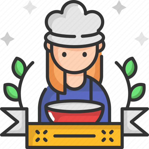 Chef, cook, cooking, job, woman icon - Download on Iconfinder