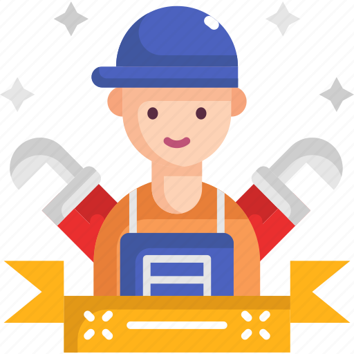 Handyman, labor day, plumber, repair, water, worker icon - Download on Iconfinder