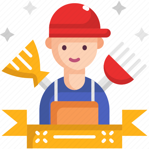 Clean, housekeeping, labor, man, worker icon - Download on Iconfinder