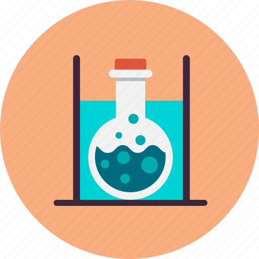 Chemical, experiment, flask, laboratory, test, tube icon - Download on Iconfinder